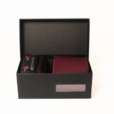 MAROON & DEEP BLUE CHECKERED COMBO BOX